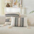 Axyaa Geometric Boho Cotton Cushion Cover for Home Decor
