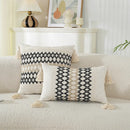 Axyaa Geometric Boho Cotton Cushion Cover for Home Decor