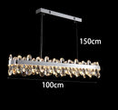 Axyaa LED Chandelier for Modern Dining Room Indoor Lighting
