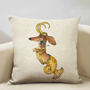 Axyaa Constellation Cartoon Dachshund Dog Pillow Case: Children's Bedroom Decor