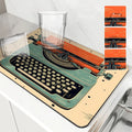 Axyaa Square Coffee Table Drain Pad - Absorbent & Anti-Slip Kitchen Mat
