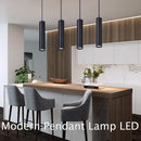 Axyaa LED Tube Pendant Chandelier for Modern Luxury Living Room & Kitchen