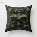 Axyaa Black Cat Party Halloween Anime Cushion Cover Ghost Skull Pumpkin Decor