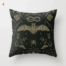 Axyaa Black Cat Party Halloween Anime Cushion Cover Ghost Skull Pumpkin Decor