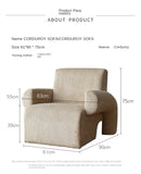 Axyaa Nordic Lounge Armchair - Designer Lazy Chair for Living Rooms