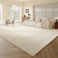 Axyaa Cream Style Luxury Carpet: Bedroom & Living Room High End Non Slip Rug