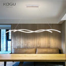 Axyaa LED Ceiling Chandelier Modern Minimalist Indoor Hanging Light Dining Room Bedroom