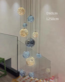 Axyaa Modern LED Pendant Chandeliers for Indoor Living and Dining Room Lighting