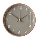 Axya Nordic Wood Wall Clock - Modern Minimalist Silent Quartz Home Decor