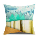 Axyaa Gold Elk Modern Pillowcase Cover for Customizable Bedside Decor