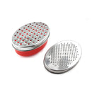 Axyaa Stainless Steel Grater: Double-sided Cheese & Vegetable Tool