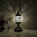 Axyaa Turkish Mosaic Table Lamp Material Package Handmade Glass Night Light Design Gift