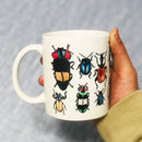 Insect Collection Patterns Mug 11oz - Perfect Gift for Bug Enthusiasts by Axyaa