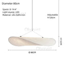 Axyaa Leaf Design Tyvek Pendant Chandelier for Home Lighting
