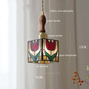 Axyaa Glass LED Hanging Light, Copper Socket, Modern Pendant Lamp