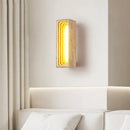 Axyaa Yellow Stone LED Wall Lamps - Modern Wabi Sabi Decor for Living Room