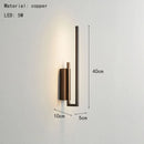 Axyaa Brass Wall Sconce Dimmable Moderm Lamp for Foyer, Bedroom, Restaurant, Aisle