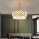Axyaa Modern Crystal Ceiling Chandelier for Elegant Home Decor