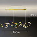 Axyaa Modern Pendant Light Chandelier for Dining Room & Living Room