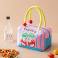 Axyaa Cartoon Lunch Bag: Portable Thermal Insulated Tote for Women, Kids - Large Capacity