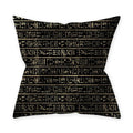 Axyaa Golden Black Pattern Decorative Cushion Cover 45*45CM for Home Sofa Car