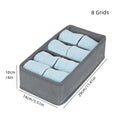 Axyaa Underwear Socks Pants Bra Storage Box Wardrobe Organizer for Home