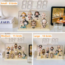 Acrylic Axyaa Display Stand for Action Figures, Dustproof Mystery Box, Toy Storage Cabinet