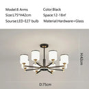 Axyaa Classical Trichromatic Chandelier for Home Lighting
