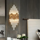 Axyaa Crystal European Wall Lamp for Bedroom, Hallway, and Corridor