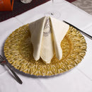 Axyaa Round Glass Fruit Plate for Elegant Living Room Dining