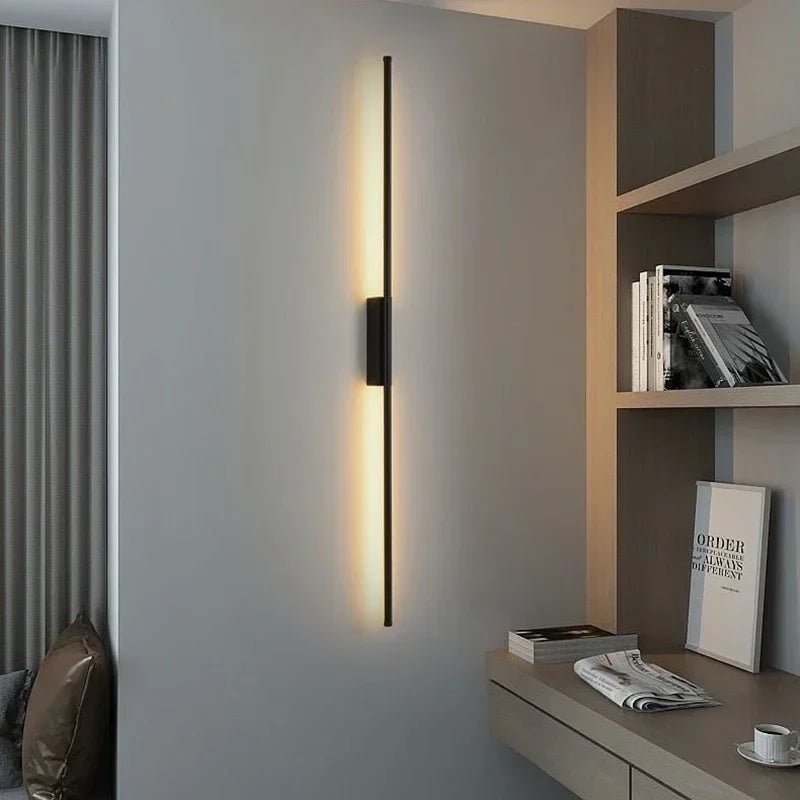 Axyaa Nordic Slim LED Wall Sconces for Bedroom & Living Room