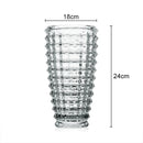 Axyaa Crystal Glass Vase Terrarium Hydroponics Flower Pot Home Decor