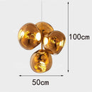 Axyaa Modern LED Chandelier Pendant Light for Indoor Dining Room Ceiling Lamp
