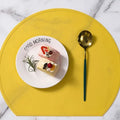 Silicone Round Placemats for Dining Table - Non-Slip & Heat Resistant Mats by Axyaa