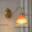 Axyaa Pink Jellyfish LED Wall Lamp - Modern Nordic Dining Room Lighting