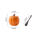 Axya Cartoon Pumpkin Soup Bowl with Lid & Condiment Box