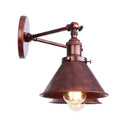Axyaa Rustic LED Wall Lights, Adjustable Vintage Lamp for Kitchen, Bathroom, Bedroom & Loft