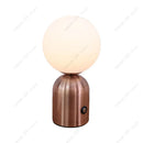 Axyaa Tricolored LED Ball-on-cylinder Rechargeable Lamp Touch Desk Light