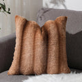 Axyaa Winter Plush Pillow Cover - Cozy Home Decor for Sofa, Couch, Bed