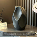 Axyaa Ceramic Vase Decoration - Retro Wabi-Sabi Style Living Room Ornaments