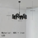 Axyaa U-shaped Tube Chandelier: Modern Scandinavian Pendant Light