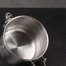 Axyaa Tea Canister Food Storage Jar Grains Container Stainless Steel Organizer