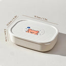 Axyaa 3 Grids Food Storage Box for Garlic, Onion, Pepper - Kitchen Organizer