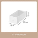 Clear Stacking Drawer Boxes with Lids by Axyaa: Organize Closet, Handle, Wheels