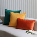 Axyaa Velvet Cushion Cover Soft Sofa Pillowcase for Living Room Bedroom