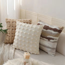 Nordic Retro Plush Cushion Cover for Home Decor - Axyaa