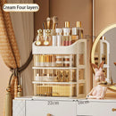 Axyaa Clear Drawer Makeup Organizer: Multi-layer, Large Capacity Cosmetic Storage Box
