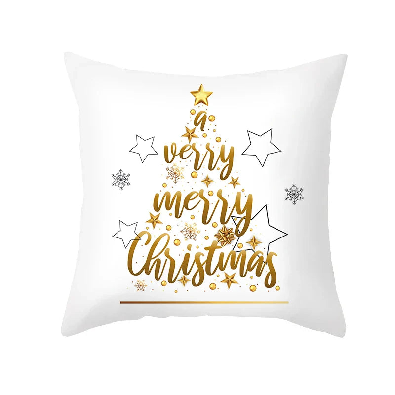 Axyaa Christmas Ball Cushion Cover Platinum Decoration