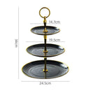 Axyaa Three Layer Cake Display Stand Fruit Plate Tray Wedding Birthday Party