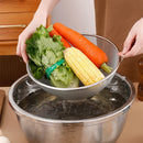 Axyaa Stainless Steel Flour Sieve Colander Basket Kitchen Strainer